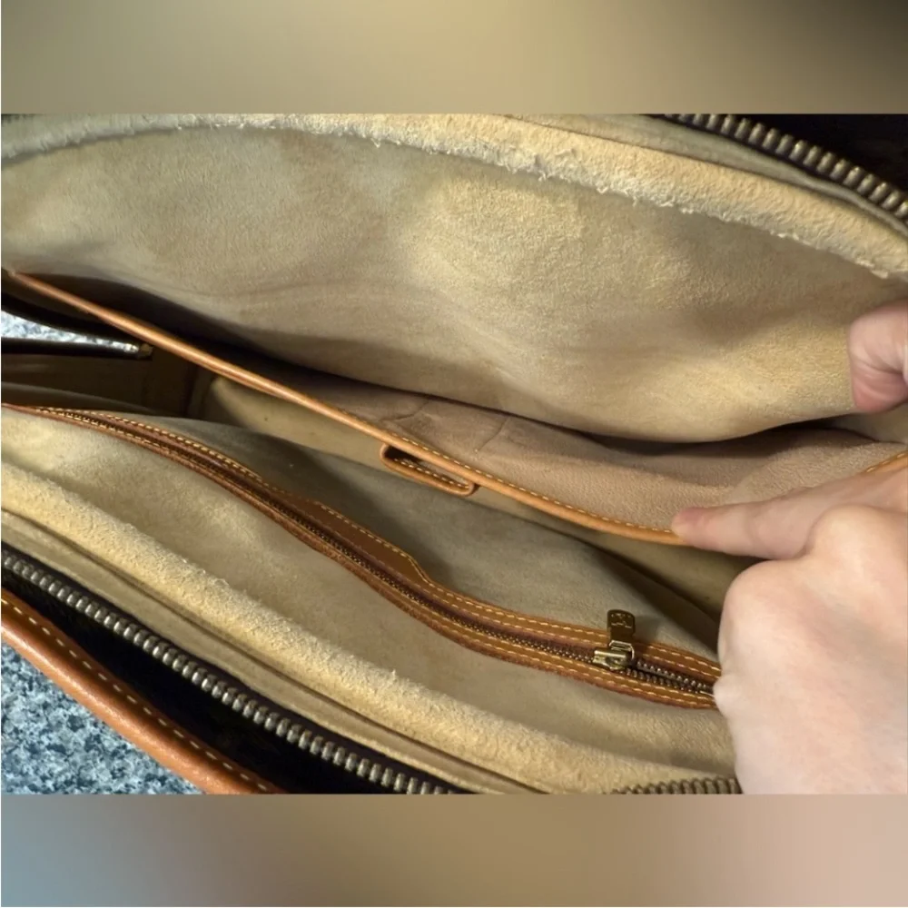 Louis Vuitton Brown Monogram Briefcase Document Holder
